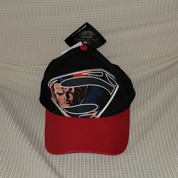 Superman Man of Steel Flip Brim Adjustable Hat Berkshire Fashions New - Picture 2 of 7